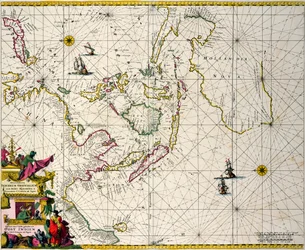 Ostindien: See- und Küstenkarte von Südindien bis Japan über den ostindischen Archipel